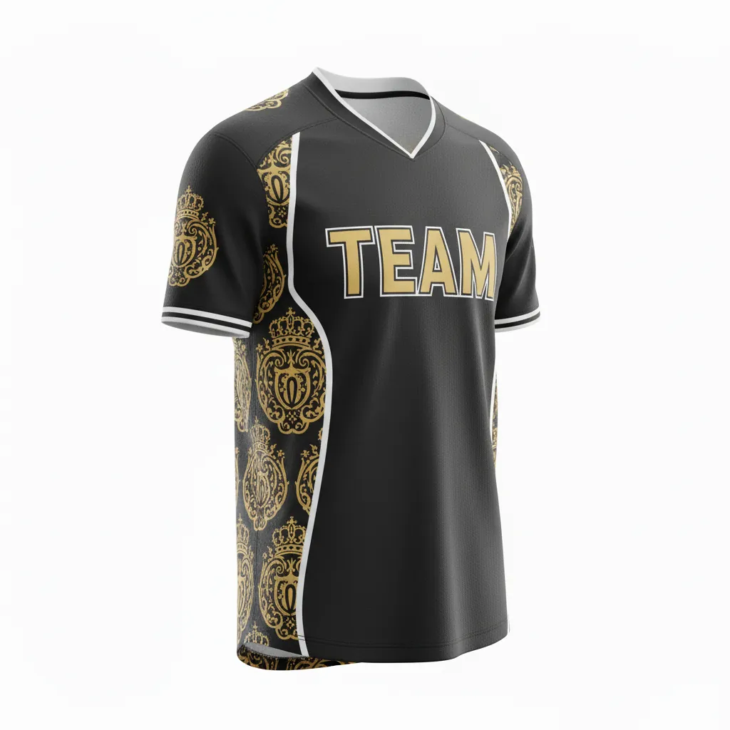 Custom Esports Esports Jersey - Gold, White - Pro Jersey All Blacks Vegas - Front View - HAMCO Sports Inc.