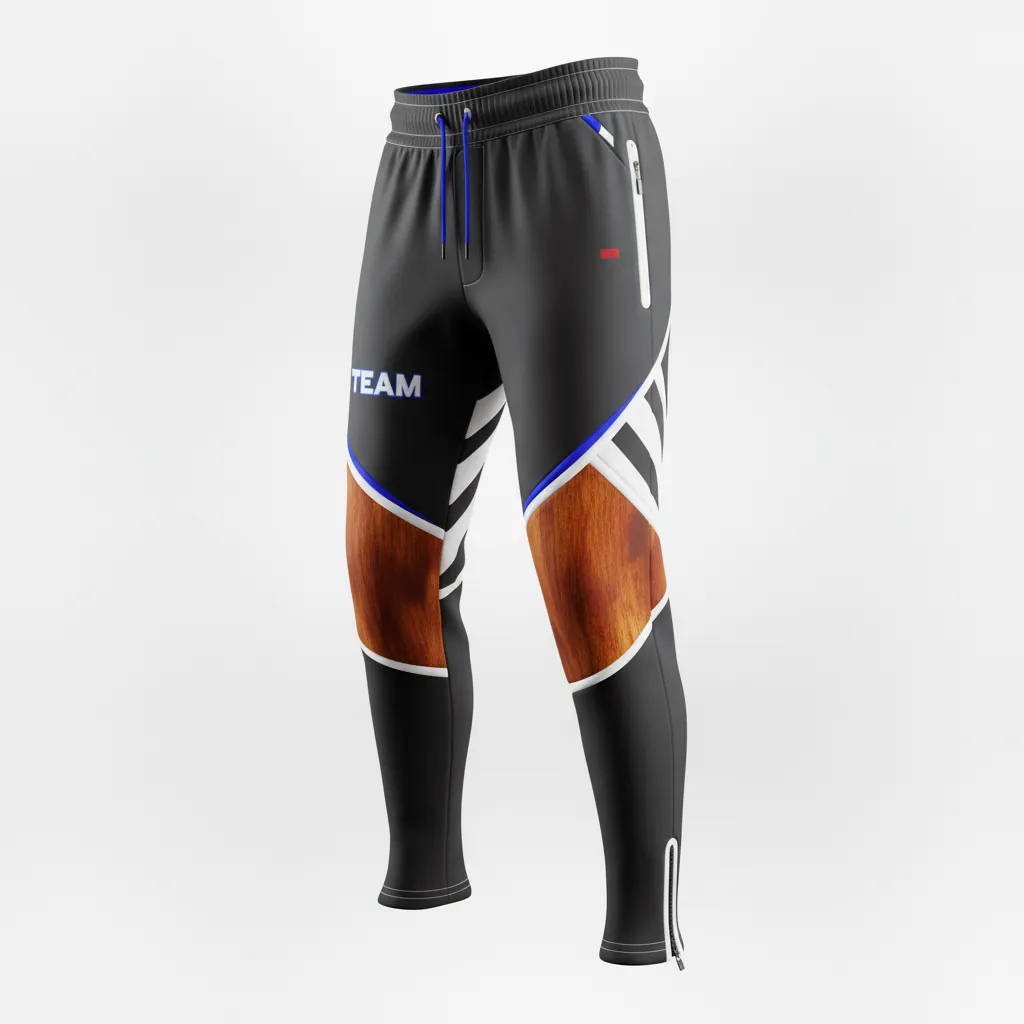 Custom Esports Esports Pant - Silver, Purple - Perf Pants All Blacks Cyber - Front View - HAMCO Sports Inc.