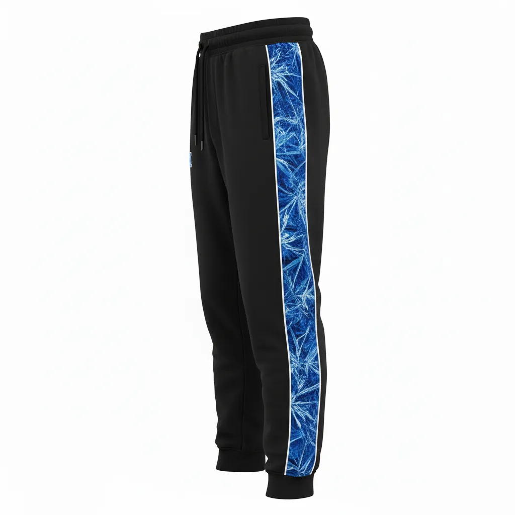 Custom Esports Jogger Pant - Blue, White - Jogger Pants All Blacks Royal - Side View - HAMCO Sports Inc.