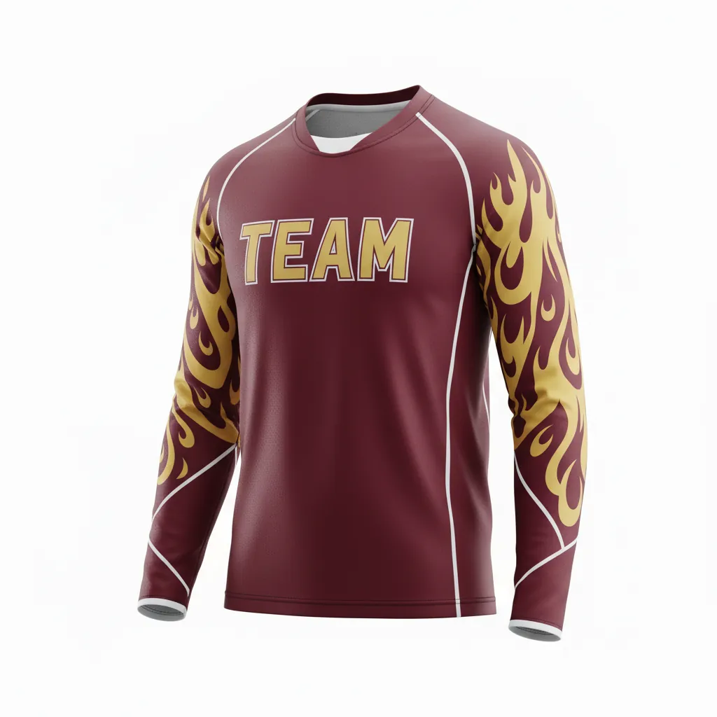 Custom Esports Long Sleeve T Shirts - Gold, White - Ls All Blacks Vegas - Front View - Hamco Sports Inc.