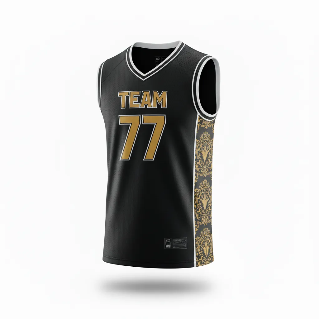 Custom Esports Sleeveless Esports Jersey - Gold, White - Sleeveless Jersey All Blacks Vegas - Front View - HAMCO Sports Inc.