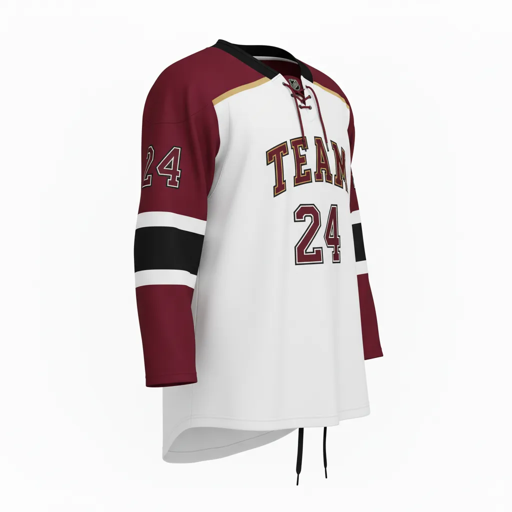 Custom Ice Hockey Game Day Home Jersey - Gold - Home Jersey - Front View - HAMCO Sports Inc.