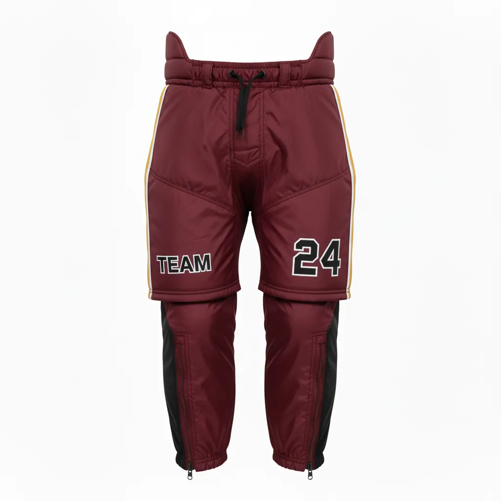 Custom Ice Hockey Hockey Shell - Black, White - Cardinal - Front View - HAMCO Sports Inc.