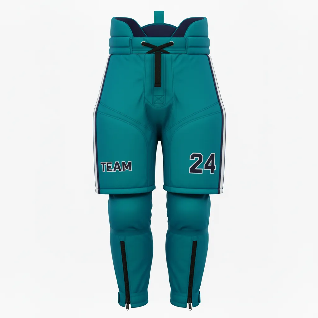 Custom Ice Hockey Hockey Shell - Black, White - Columbia - Front View - HAMCO Sports Inc.