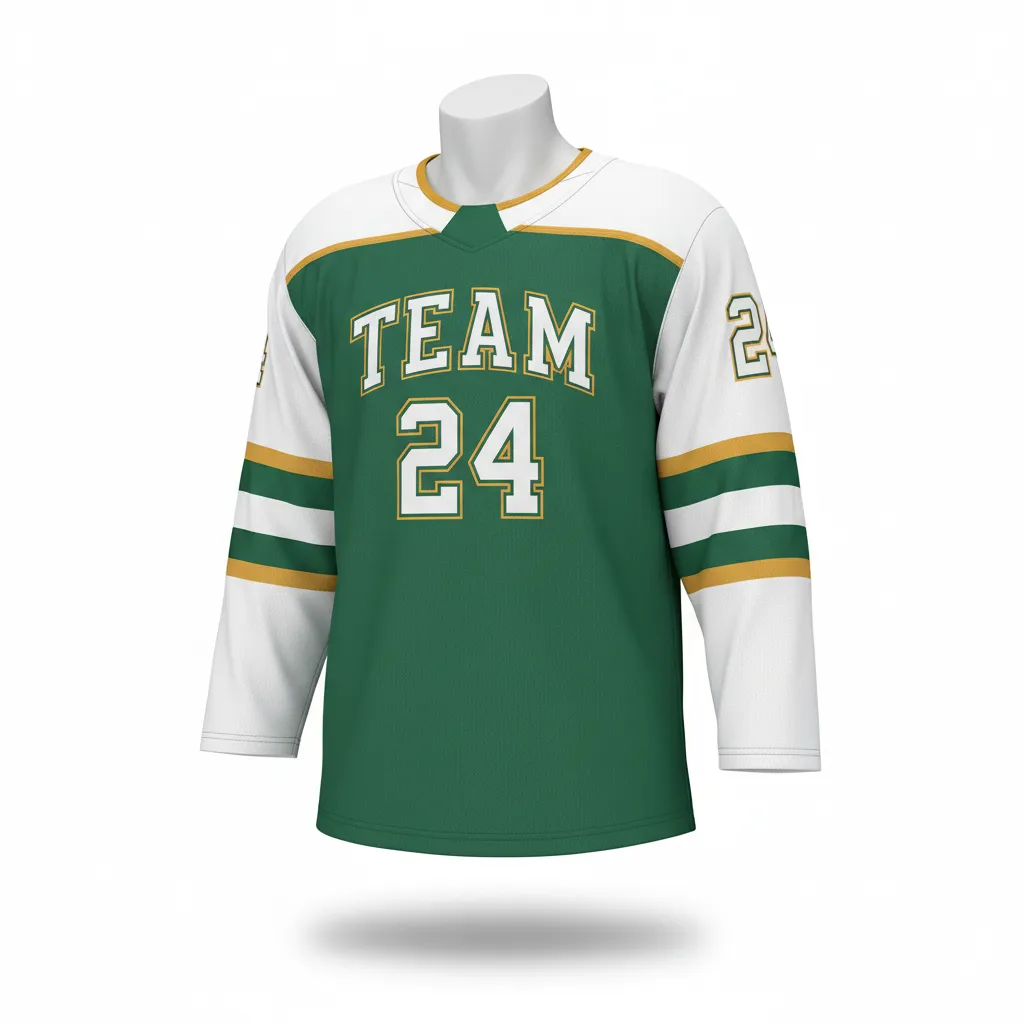 Custom Ice Hockey Practice Jersey - White - Practice - Front View - HAMCO Sports Inc.