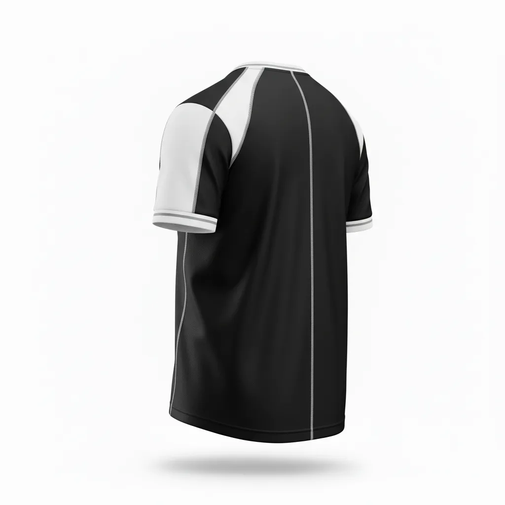 Custom Rugby Practice Jersey - White, Silver - Custom Rugby Practice Jersey All Blacks - Back View - HAMCO Sports Inc.