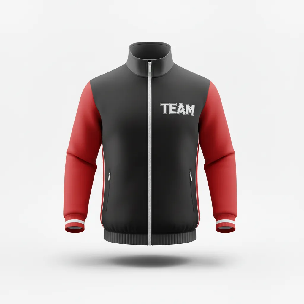 Custom Rugby Track Jacket - Silver, White - Custom Rugby Track Jacket All Blacks - Front View - HAMCO Sports Inc.