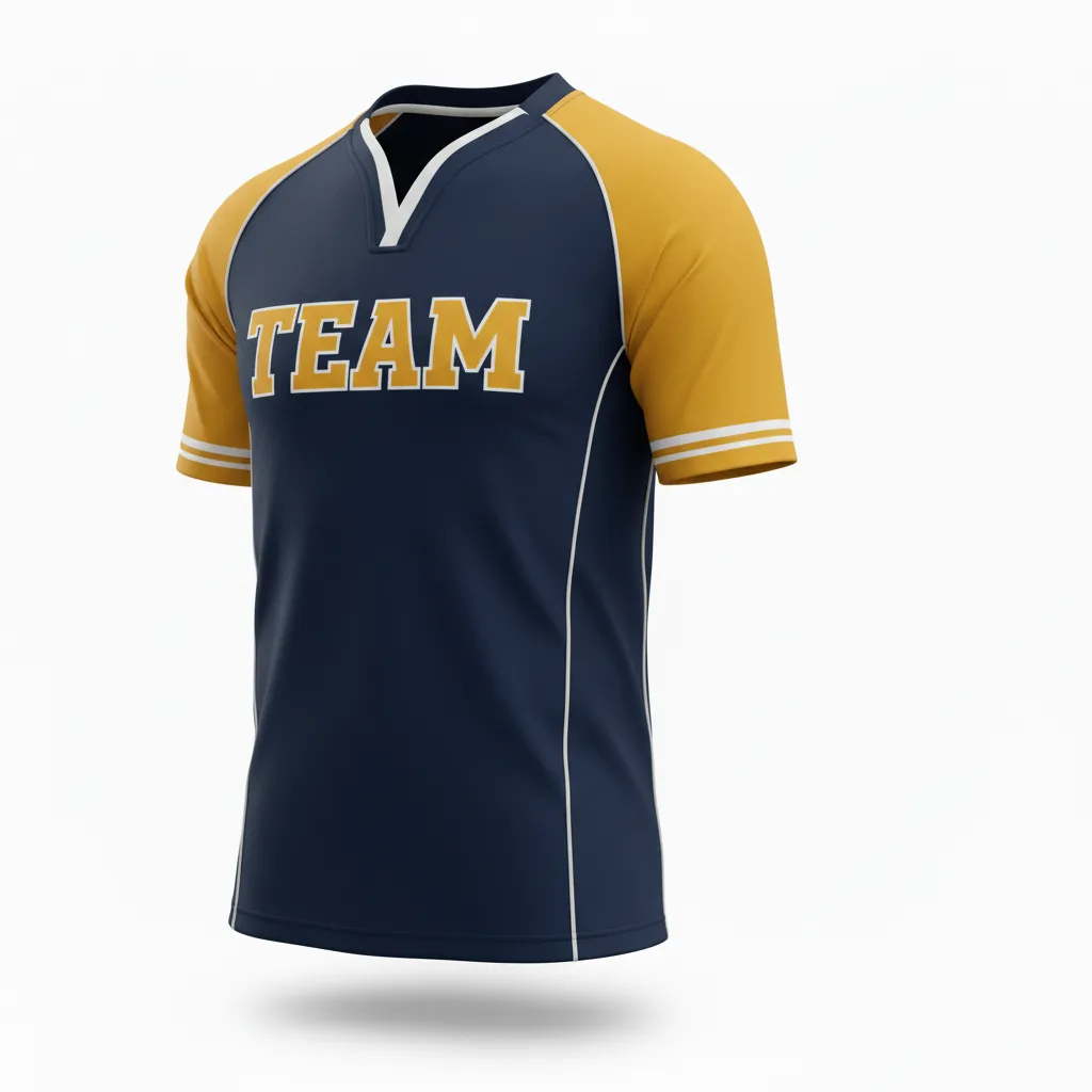 Custom Rugby V Neck Rugby Jersey - Gold, White - Custom Rugby V Neck Rugby Jersey All Blacks Vegas - Front View - HAMCO Sports Inc.