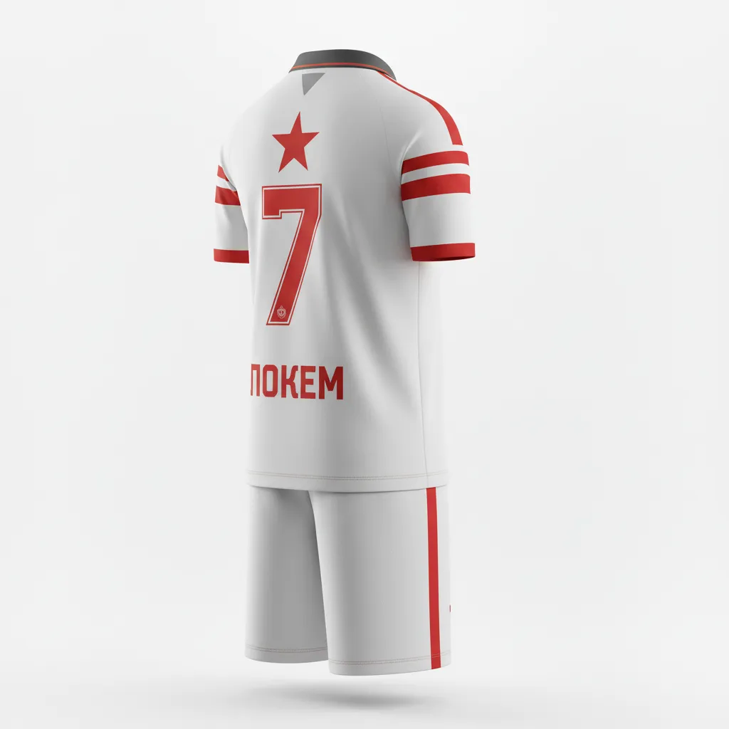 Custom Soccer Collard Soccer Uniform - Black, Gold, White - Collared Uniform Vegas - Back View - HAMCO Sports Inc.