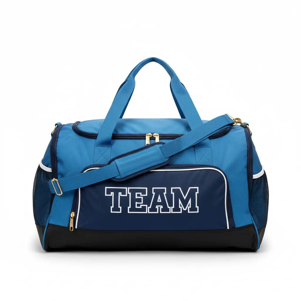 Custom Softball Backpack - Custom Design - Columbianavywhite - Front View - HAMCO Sports Inc.