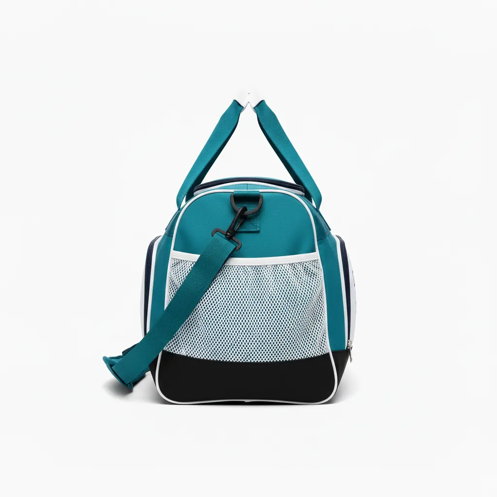 Custom Softball Backpack - Custom Design - Columbiawhitenavy - Side View - HAMCO Sports Inc.