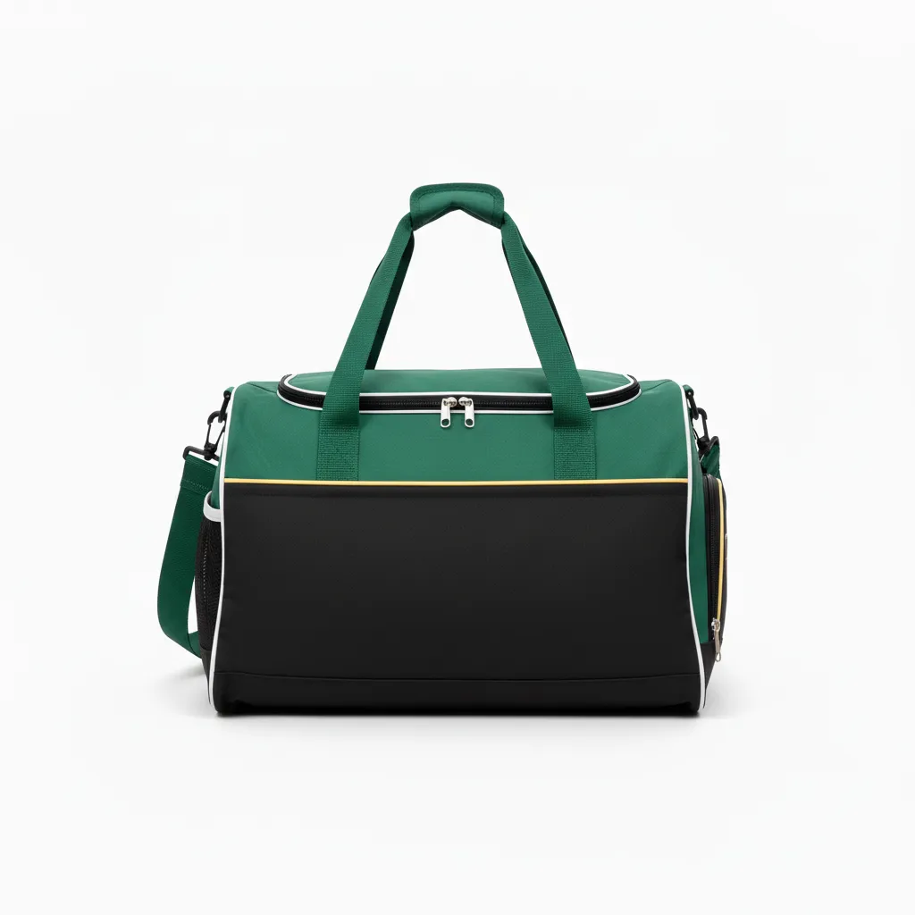 Custom Softball Backpack - Custom Design - Forestblackgold - Back View - HAMCO Sports Inc.