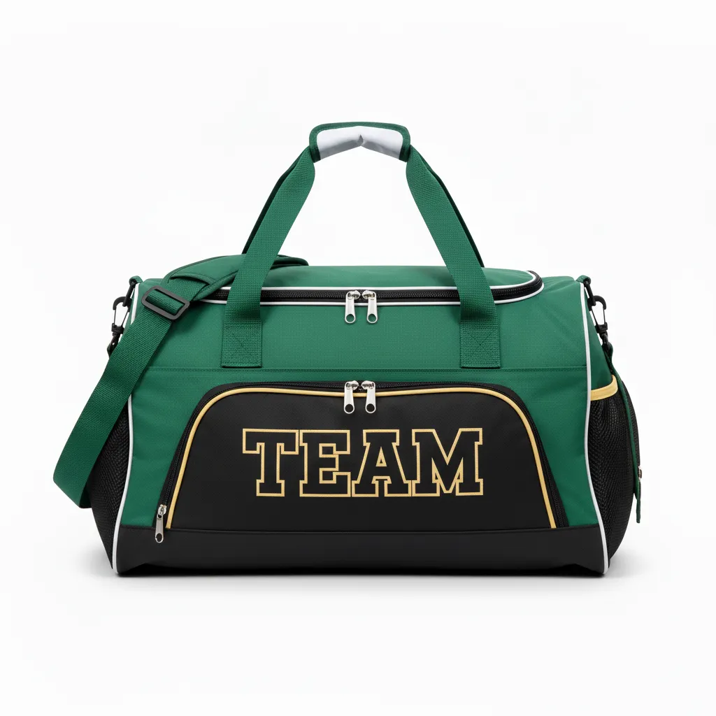Custom Softball Backpack - Custom Design - Forestblackgold - Front View - HAMCO Sports Inc.