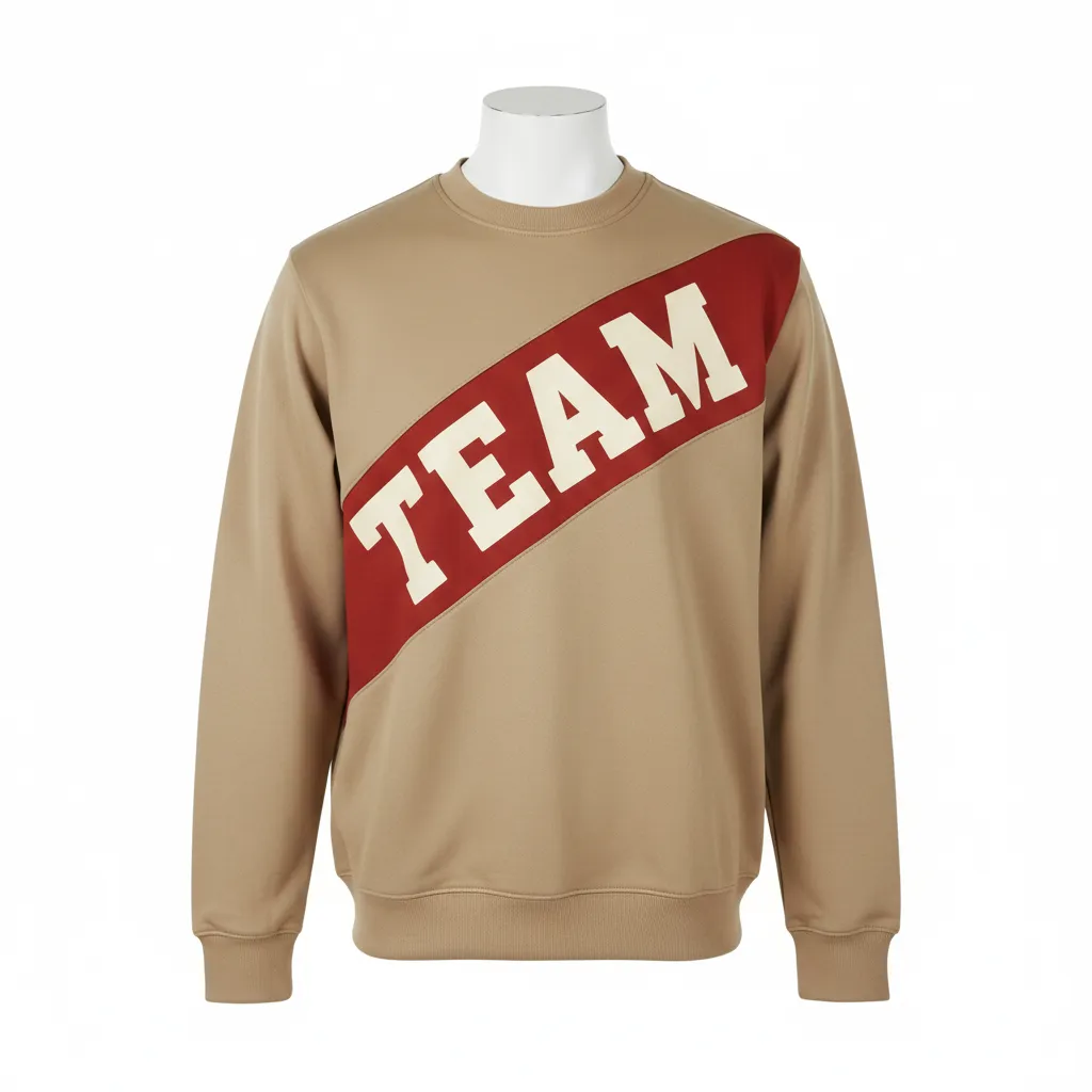 Custom Softball Crewneck Sweatshirts - Custom Design - Basketball Crewneck Sweatshirt - Front View - HAMCO Sports Inc.