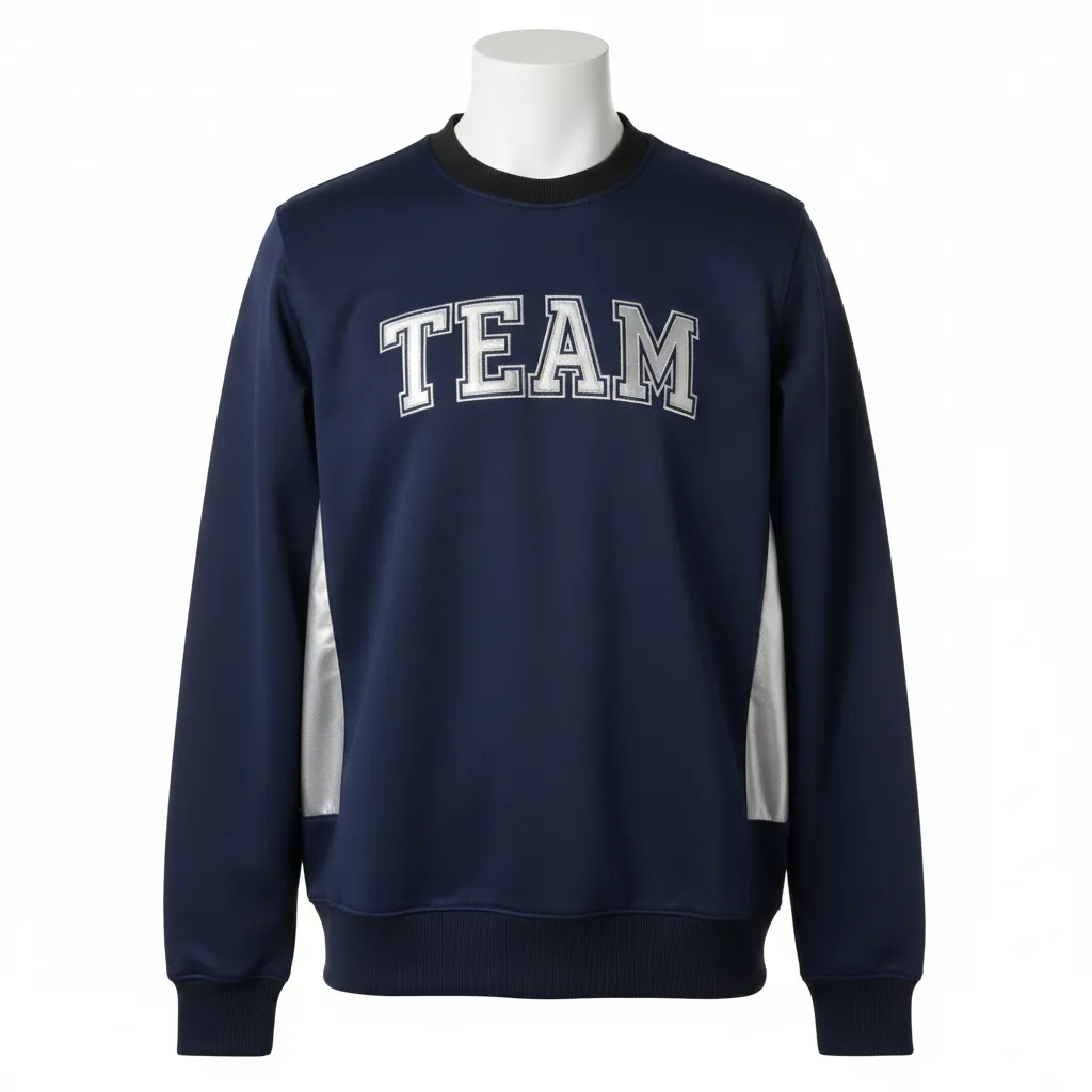 Custom Softball Crewneck Sweatshirts - Custom Design - Basketball Crewneck Sweatshirt - Front View - HAMCO Sports Inc.