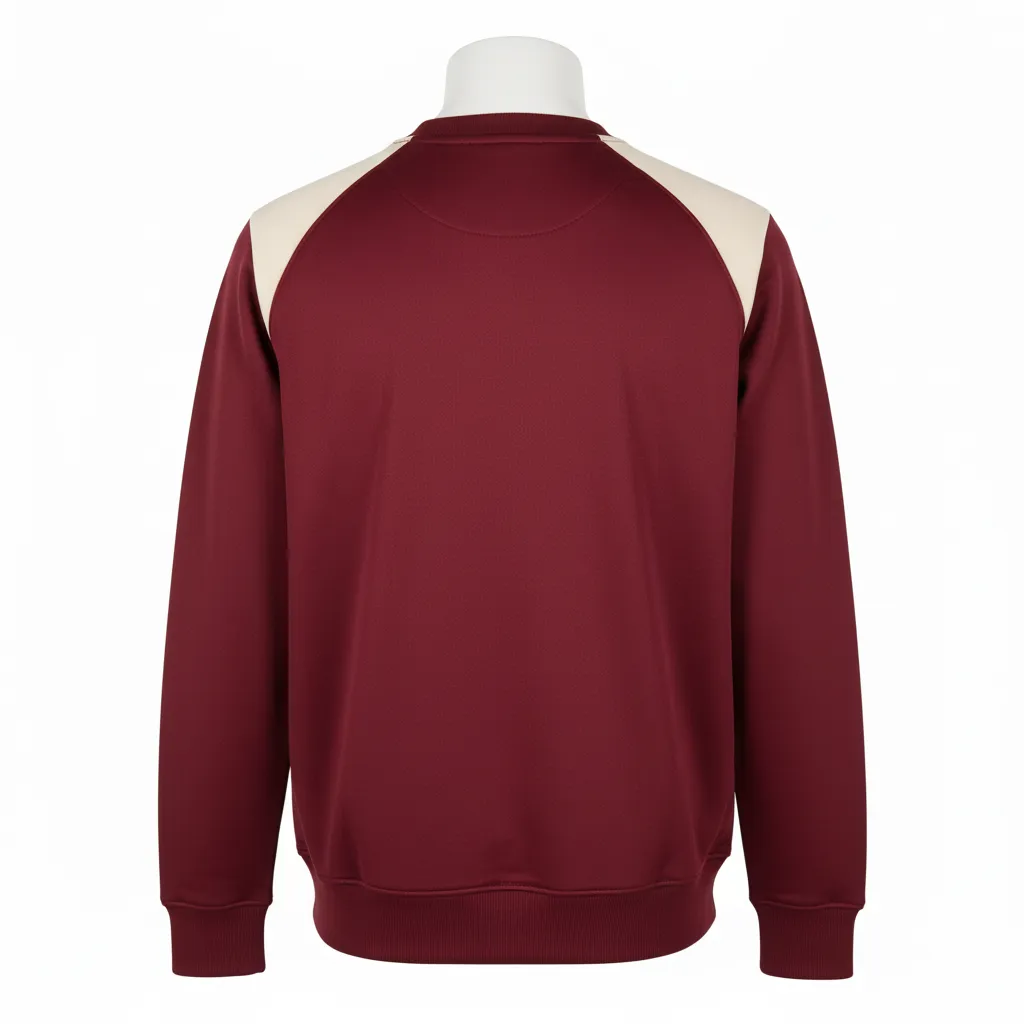 Custom Softball Crewneck Sweatshirts - Custom Design - Baskketball Crewneck Sweatshirts - Back View - HAMCO Sports Inc.