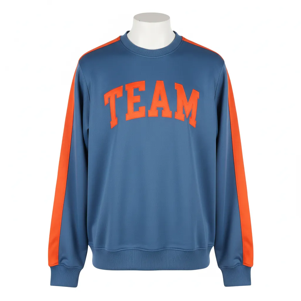 Custom Softball Crewneck Sweatshirts - Custom Design - Basketball Crewneck Sweatshirt - Front View - HAMCO Sports Inc.