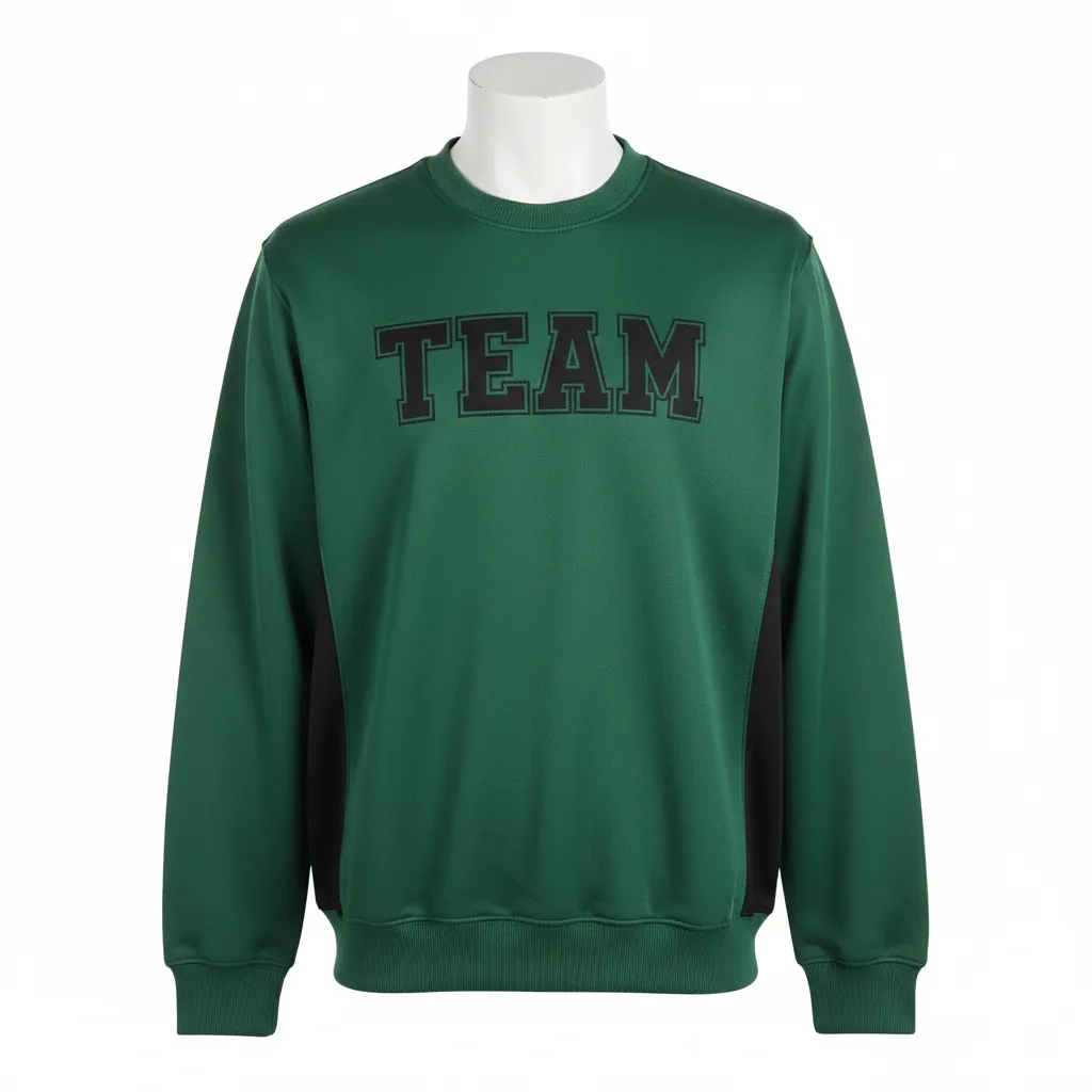 Custom Softball Crewneck Sweatshirts - Custom Design - Baskketball Crewneck Sweatshirts - Front View - HAMCO Sports Inc.