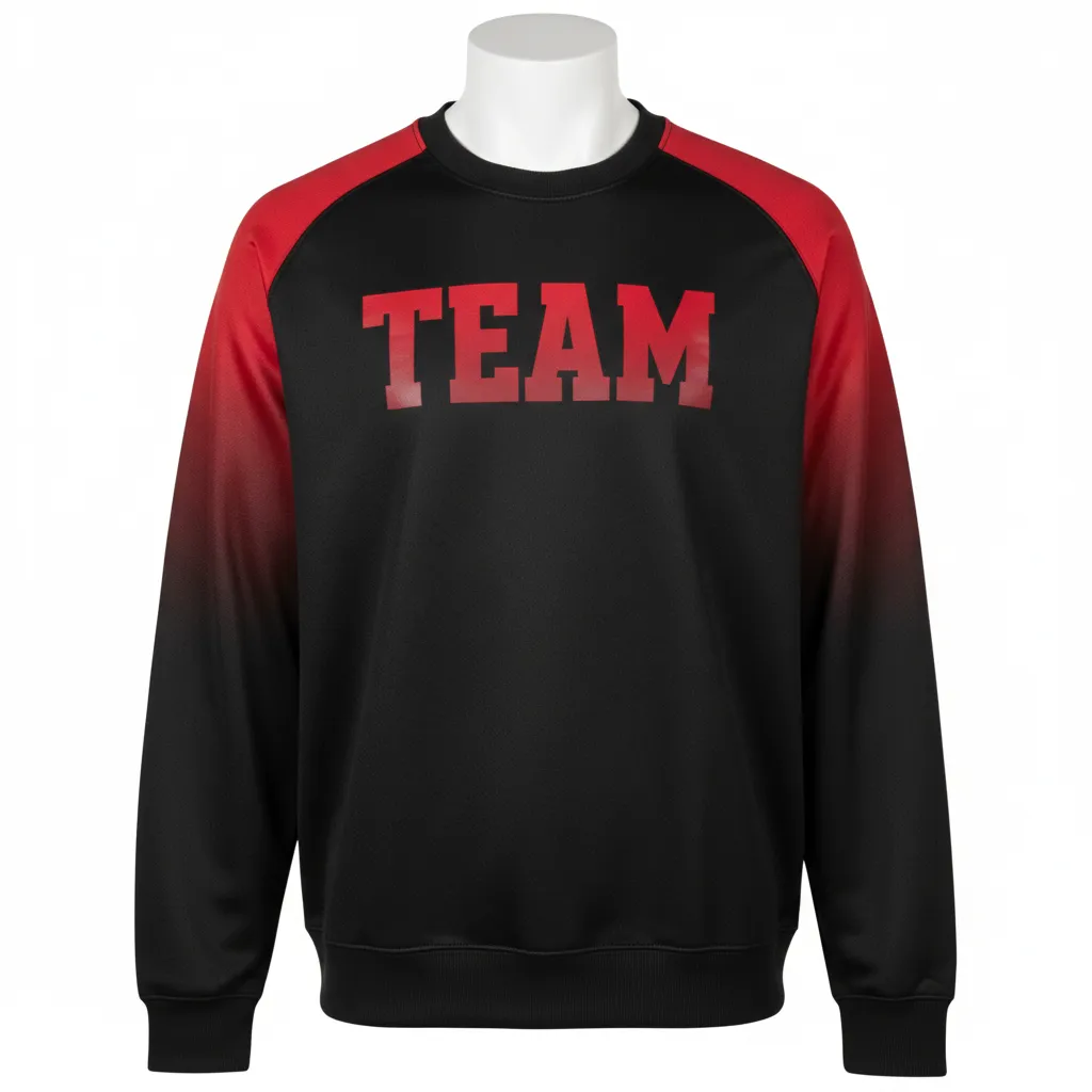 Custom Softball Crewneck Sweatshirts - Custom Design - Basketball Crewneck Sweatshirt - Front View - HAMCO Sports Inc.