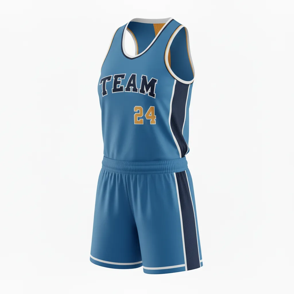 Custom Softball Racerback Softball Uniform - Custom Design - Columbianavywhite - Front View - HAMCO Sports Inc.