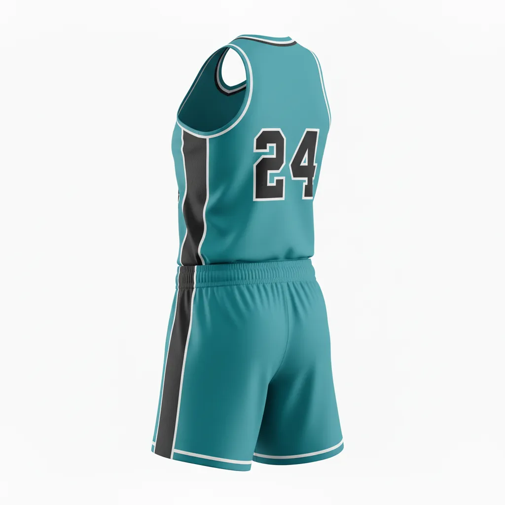 Custom Softball Racerback Softball Uniform - Custom Design - Columbiawhitenavy - Back View - HAMCO Sports Inc.