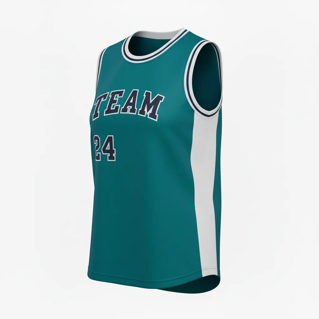 Custom Softball Sleeveless Softball Jersey - Custom Design - Columbiablackwhite - Side View - HAMCO Sports Inc.