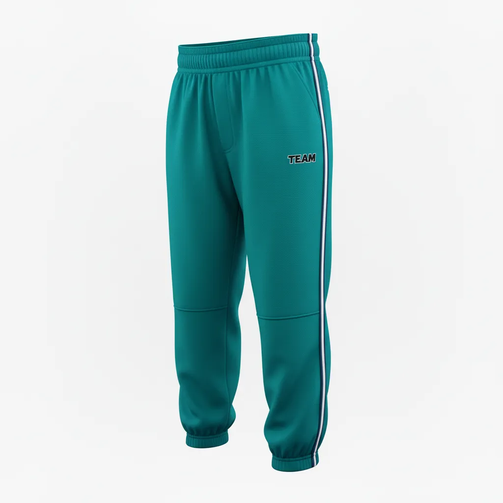 Custom Softball Standard Softball Knicker - Custom Design - Columbiablackwhite - Front View - HAMCO Sports Inc.