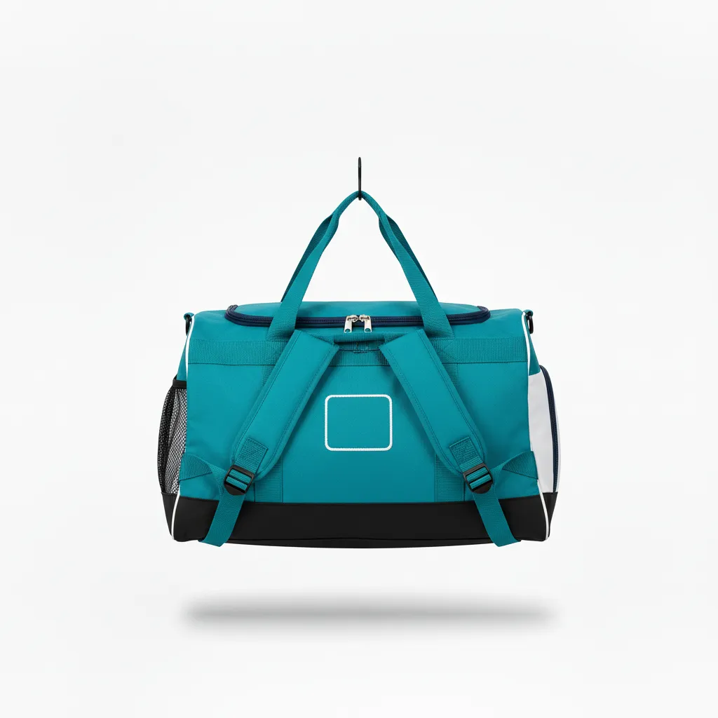 Custom Softball Wheeled Bag - Custom Design - Columbiawhitenavy - Back View - HAMCO Sports Inc.