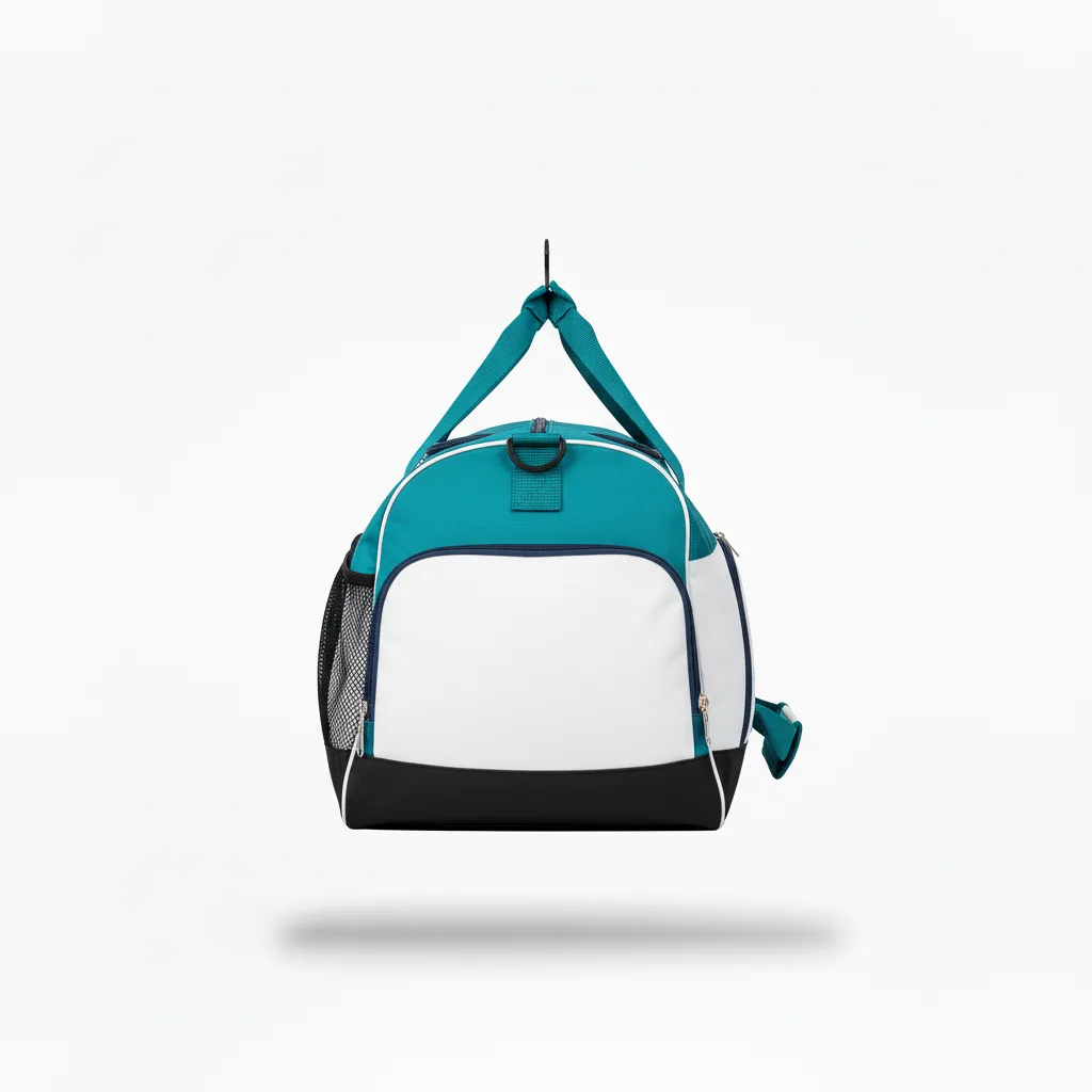 Custom Softball Wheeled Bag - Custom Design - Columbiawhitenavy - Side View - HAMCO Sports Inc.