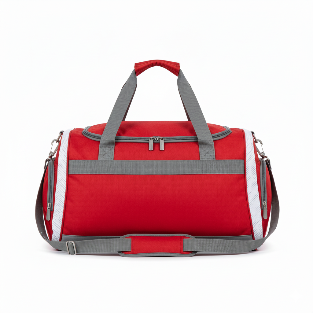 Custom Baseball Team Duffle Bag - Back View - HAMCO Sports Inc.