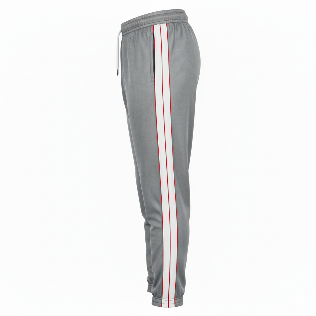 Custom Basketball Joggers - Side View - HAMCO Sports Inc.