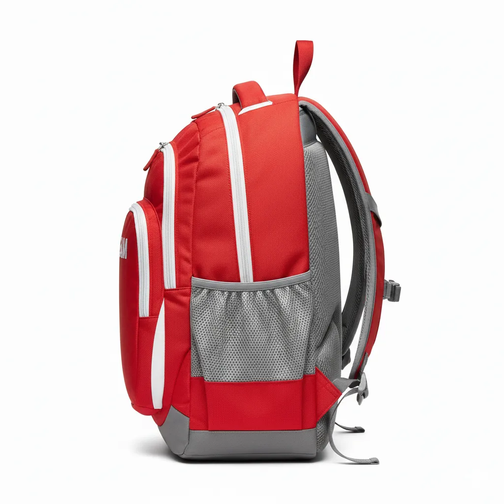 Custom Basketball Team Backpack - Side View - HAMCO