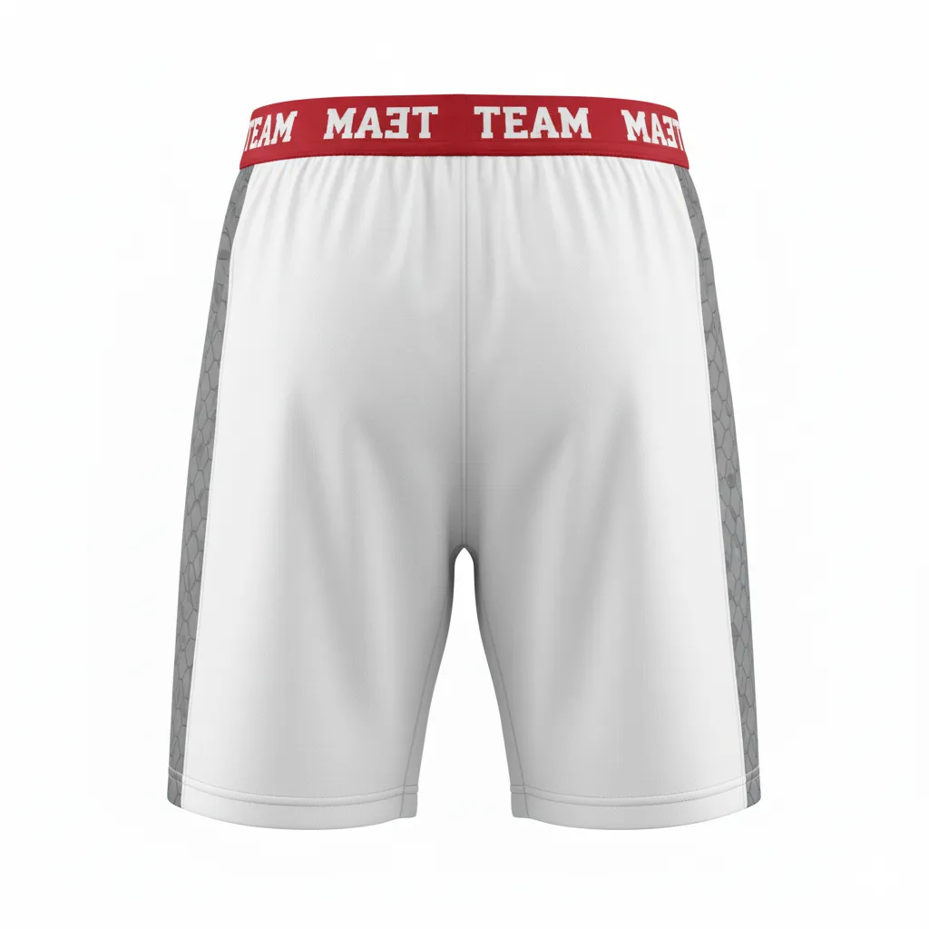 Custom Basketball Compression Shorts - Back View Design