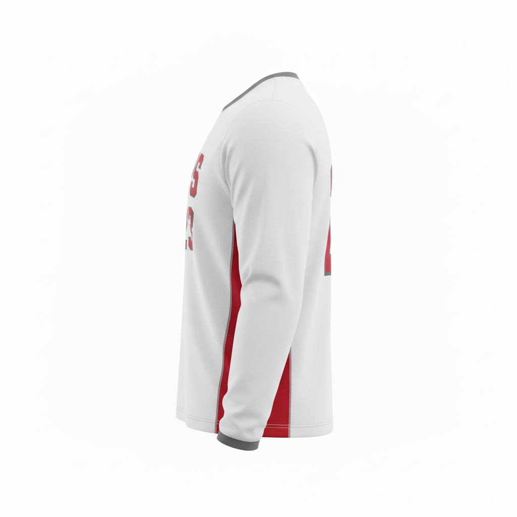 Custom Basketball Shooting Shirts - Side Profile View