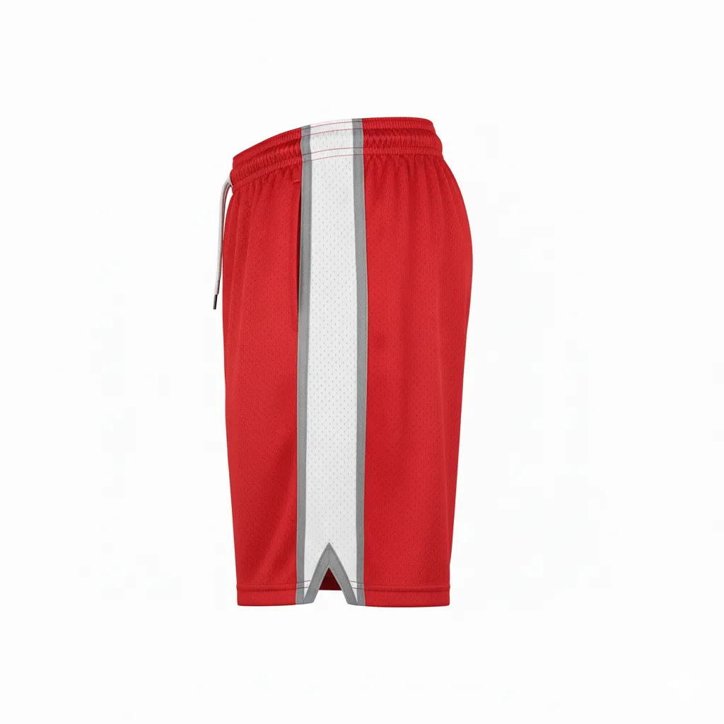 Custom Basketball Performance Shorts - Side Profile View