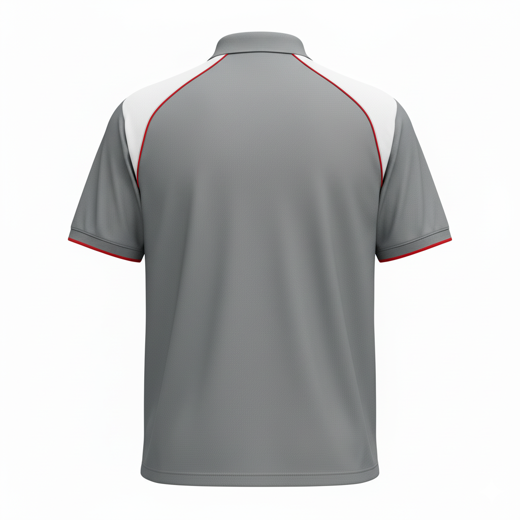 Custom Basketball Performance Polo Shirts - Back View - HAMCO Sports Inc.