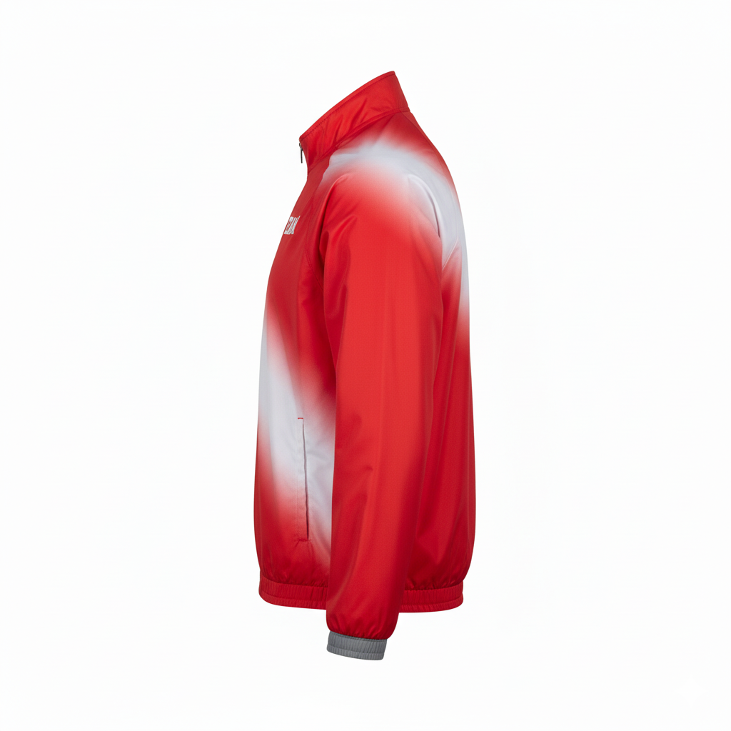Custom Basketball Shooting Jackets - Side Profile View