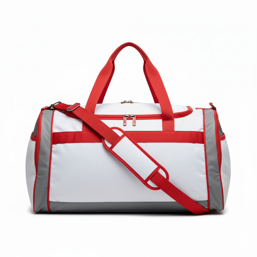 Custom Team Duffle Bag - Back View - HAMCO Sports Inc.