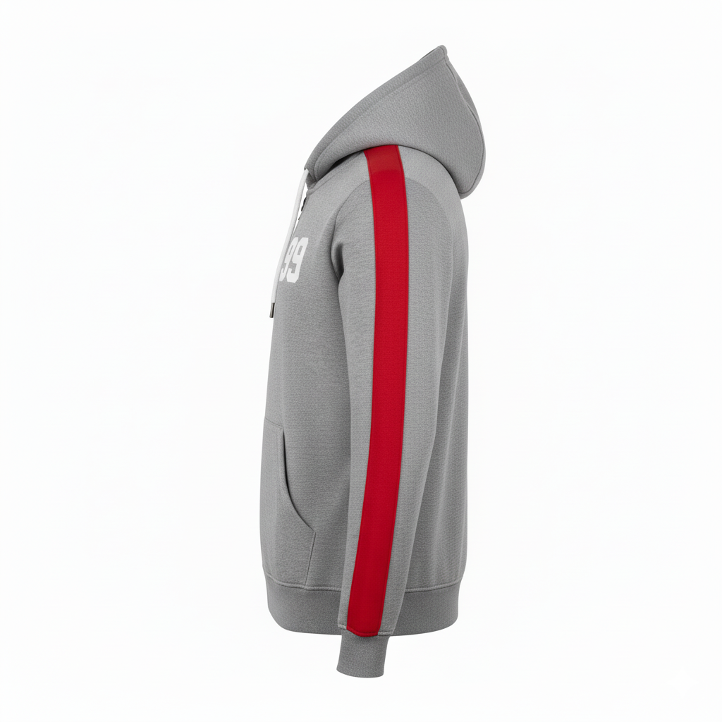 Custom Esports Full-Zip Hoodies - Side View - HAMCO Sports Inc.