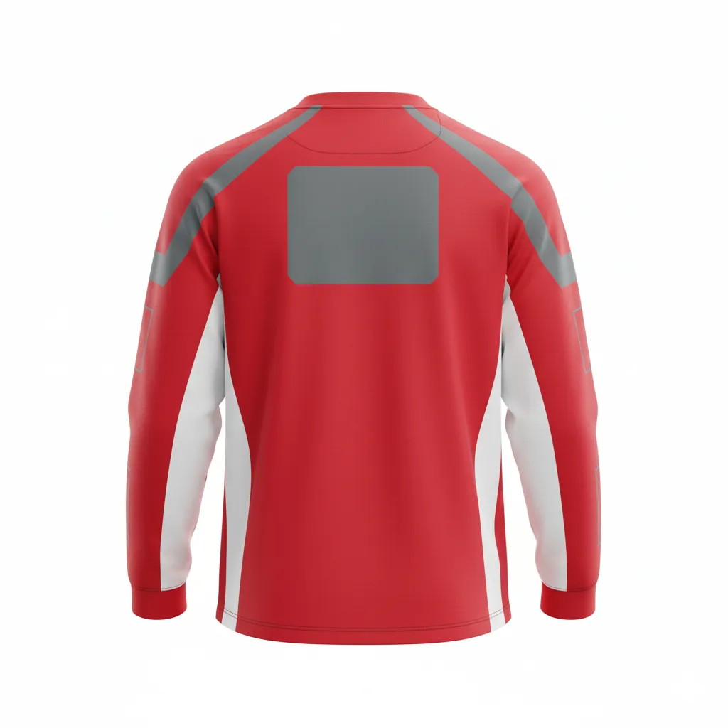 Custom Long Sleeve Esports Jerseys - Back View - HAMCO