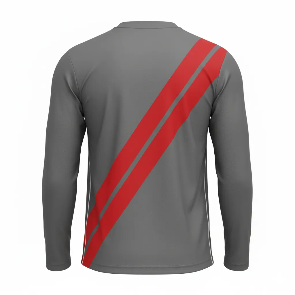 Custom Esports Long Sleeve T-Shirts - Back View - HAMCO