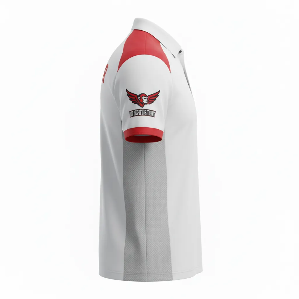 Custom Esports Classic Polo Shirts - Side View - HAMCO