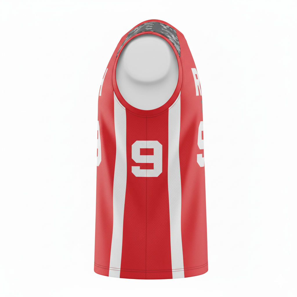 Custom Sleeveless Esports Jerseys - Side View - HAMCO Sports Inc.