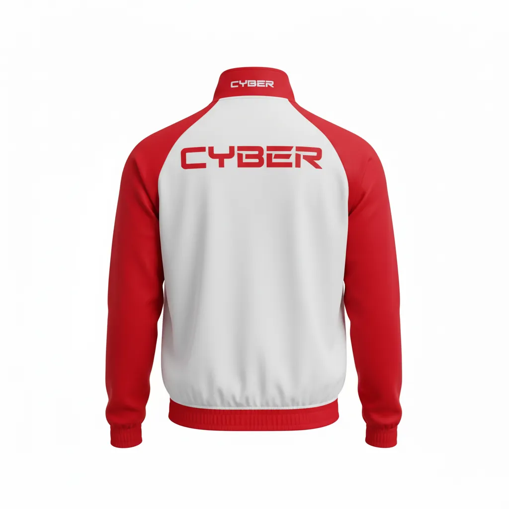 Custom Esports Track Jackets - Back View - HAMCO