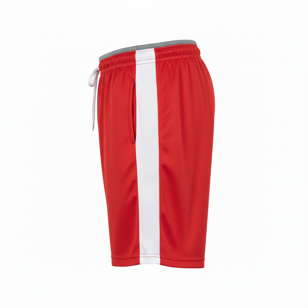 Custom Esports Training Shorts - Side View - HAMCO Sports Inc.