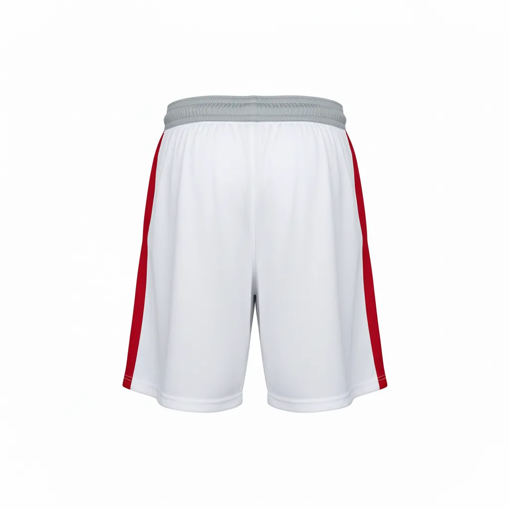 Custom Flag Football Athletic Shorts - Back View - HAMCO