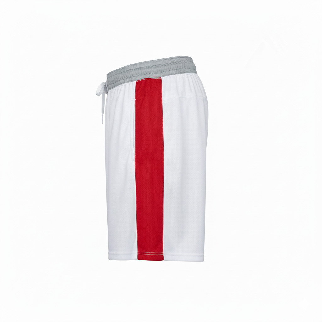 Custom Flag Football Athletic Shorts - Side View - HAMCO Sports Inc.