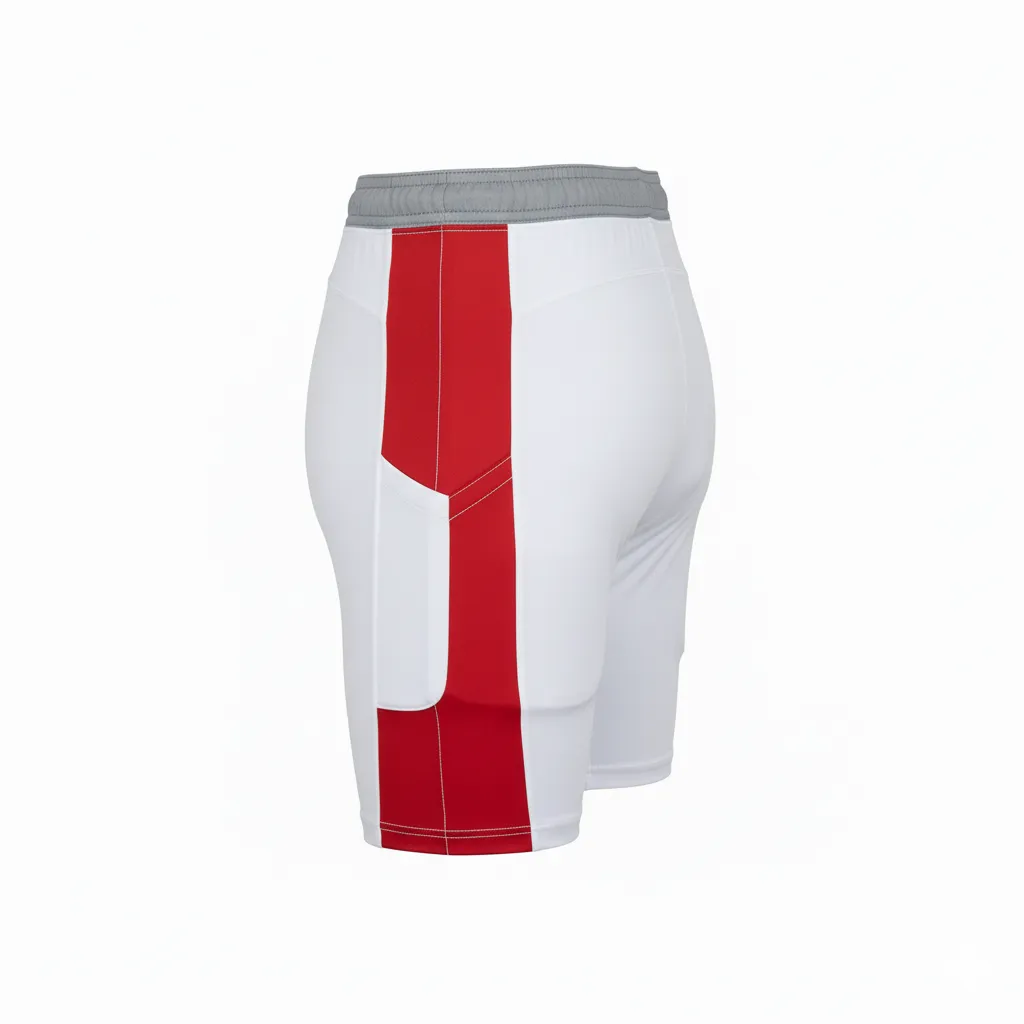Custom Flag Football Compression Shorts - Side View - HAMCO