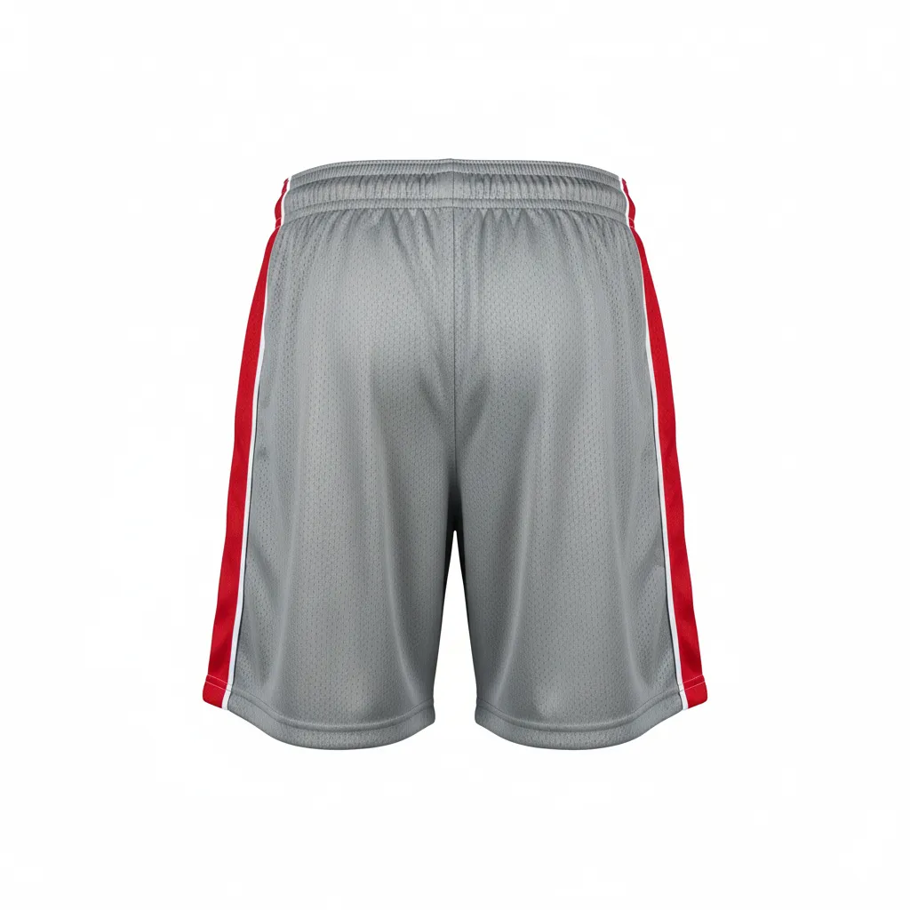 Custom Flag Football Shorts - Back View - HAMCO