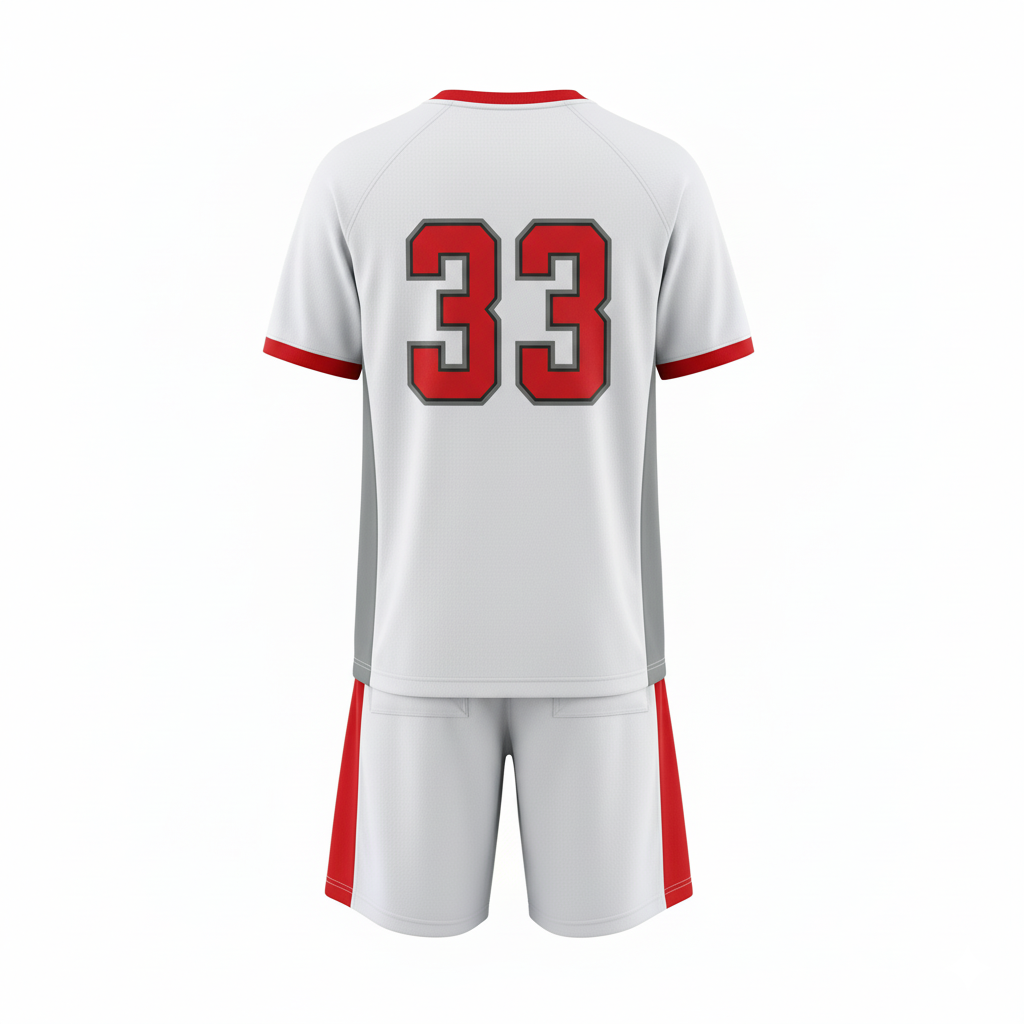 Custom Flag Football Uniform Sets - Back View - HAMCO Sports Inc.